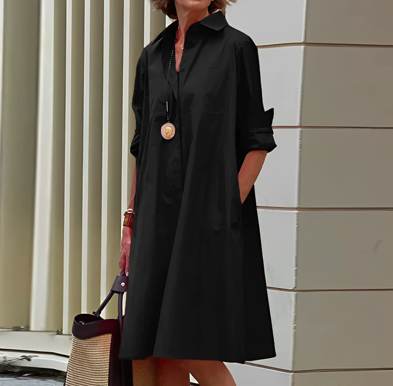 Lorrie | Chic Women’s Midi Dress for Summer Elegance