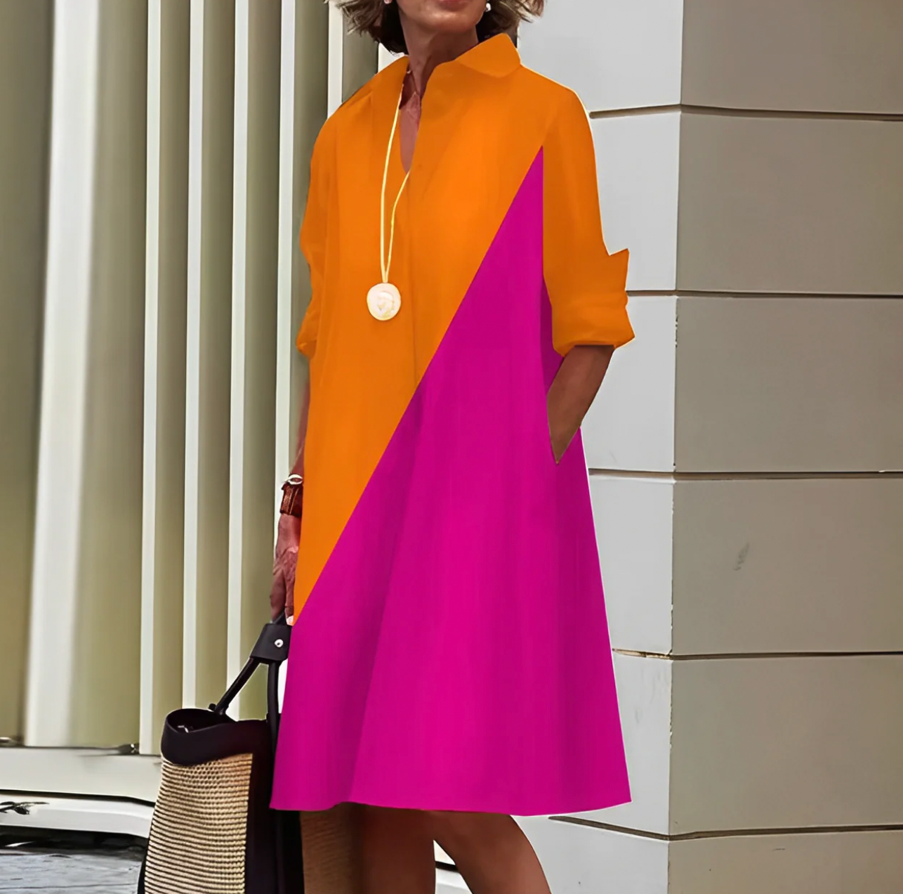 Lorrie | Chic Women’s Midi Dress for Summer Elegance