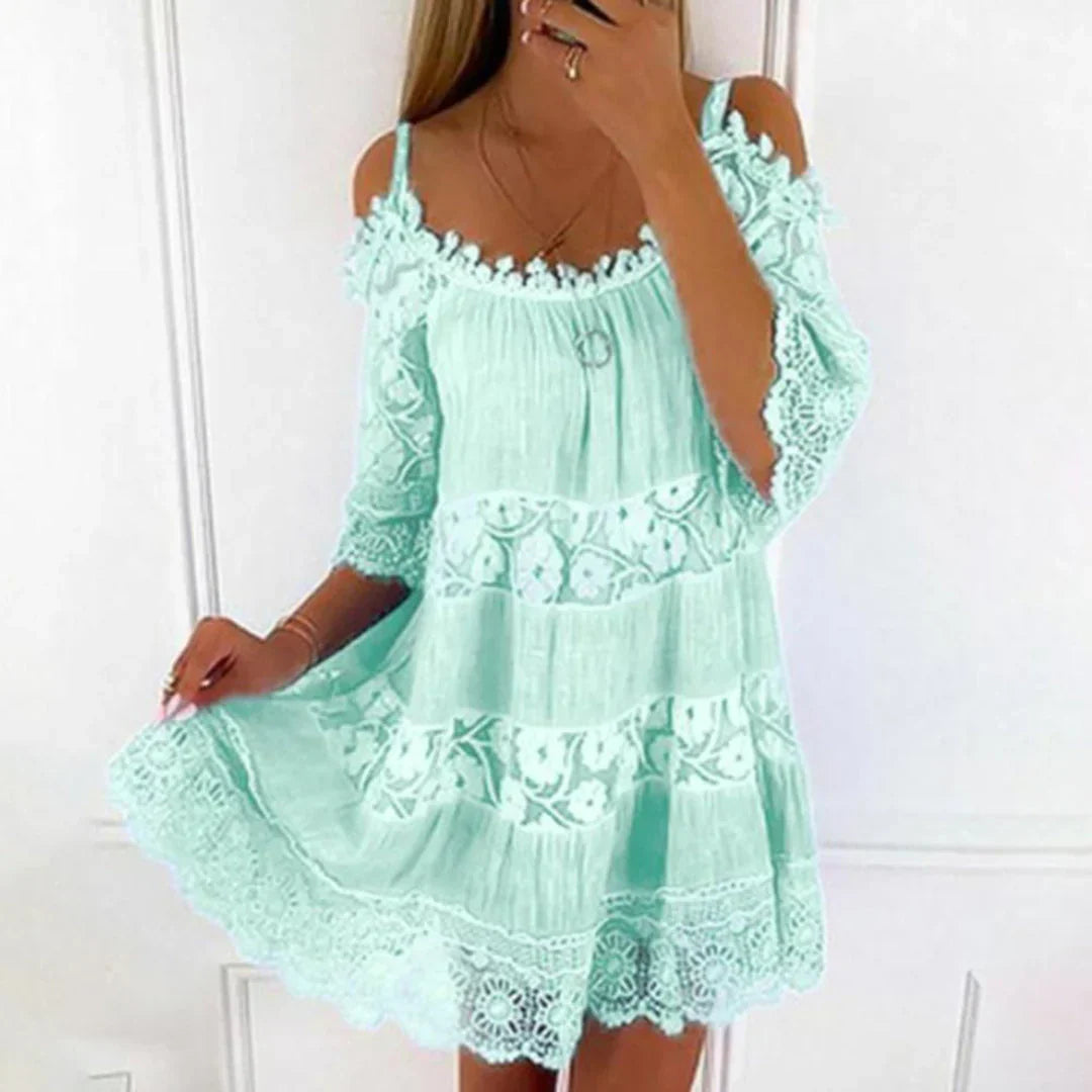 Jamie | Stylish Cold-Shoulder Summer Dress for Women