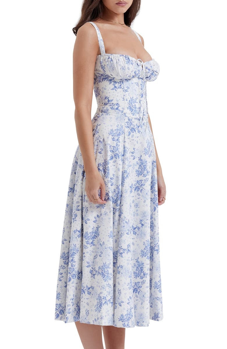 Marina | Spring Floral Print Party Dress