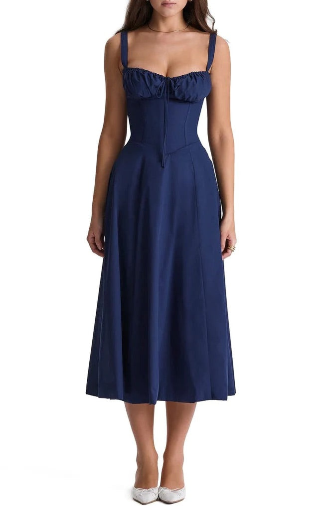 Marina | Spring Floral Print Party Dress