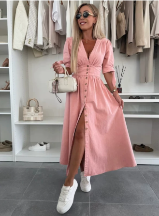 Kate | Stylish Denim Dress - Effortlessly Comfortable & Chic