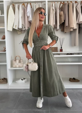 Kate | Stylish Denim Dress - Effortlessly Comfortable & Chic