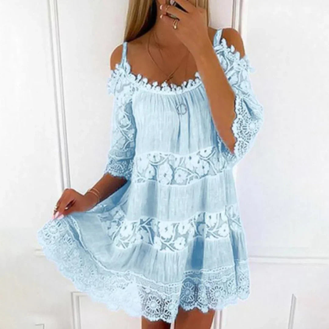Jamie | Stylish Cold-Shoulder Summer Dress for Women