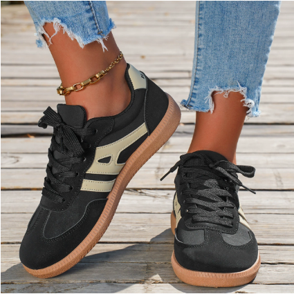 Lynnette | Orthopedic Suede Women's Casual Sneakers with Timeless Elegance