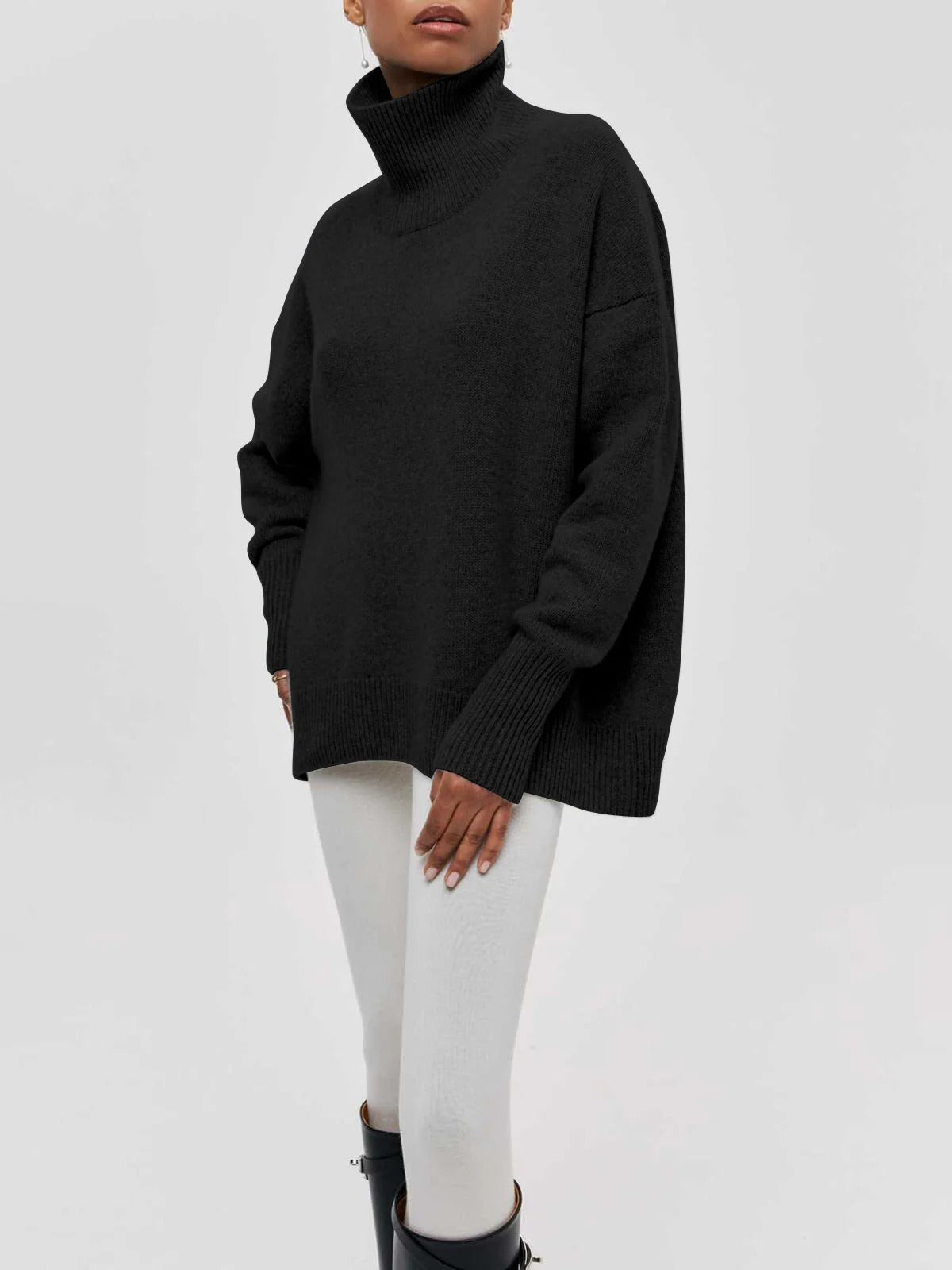 Alyss | Women's Oversized Turtleneck Sweater