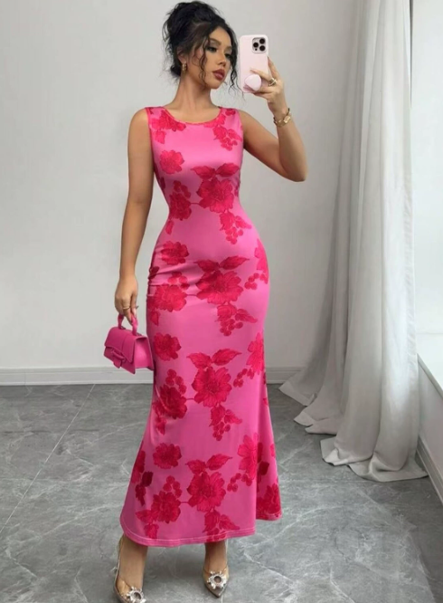 Janelle | Elegant Floral Maxi Dress