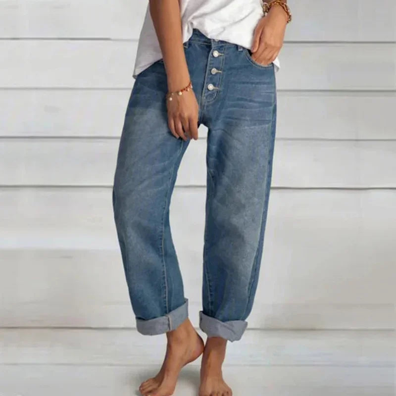 Brooklyn | Trendy Loose-Fit High-Waist Jeans