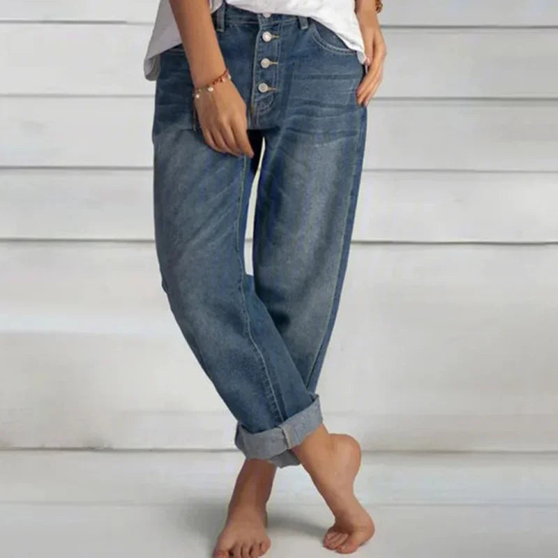 Brooklyn | Trendy Loose-Fit High-Waist Jeans
