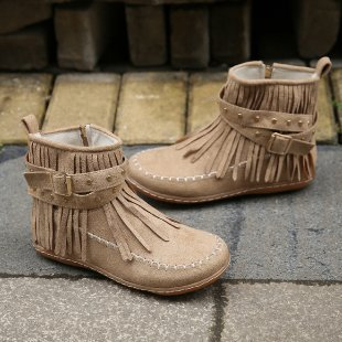 Audrina | Women's Fringe Buckle Ankle Boots