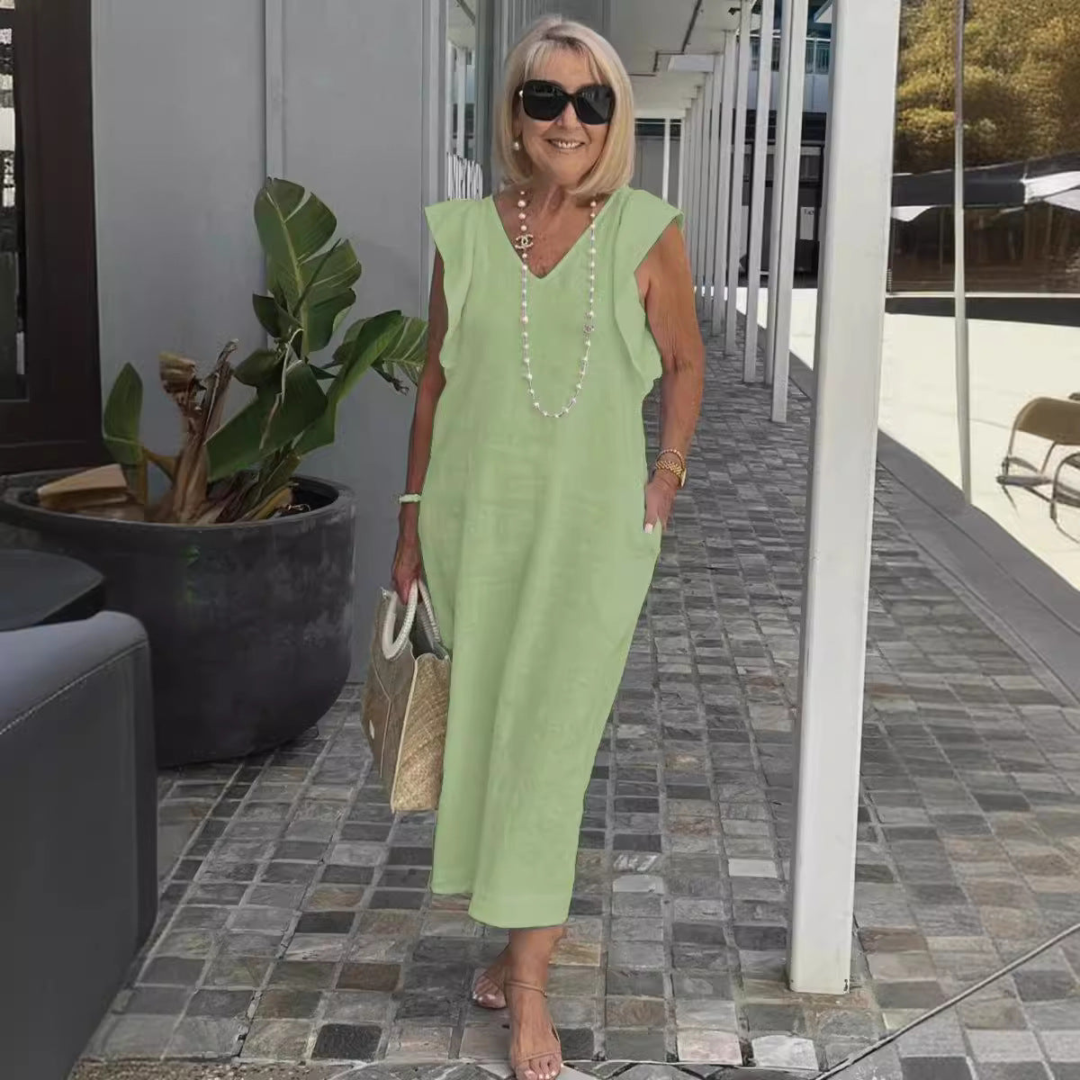 Mara | Chic Sleeveless Summer Dress for Effortless Style
