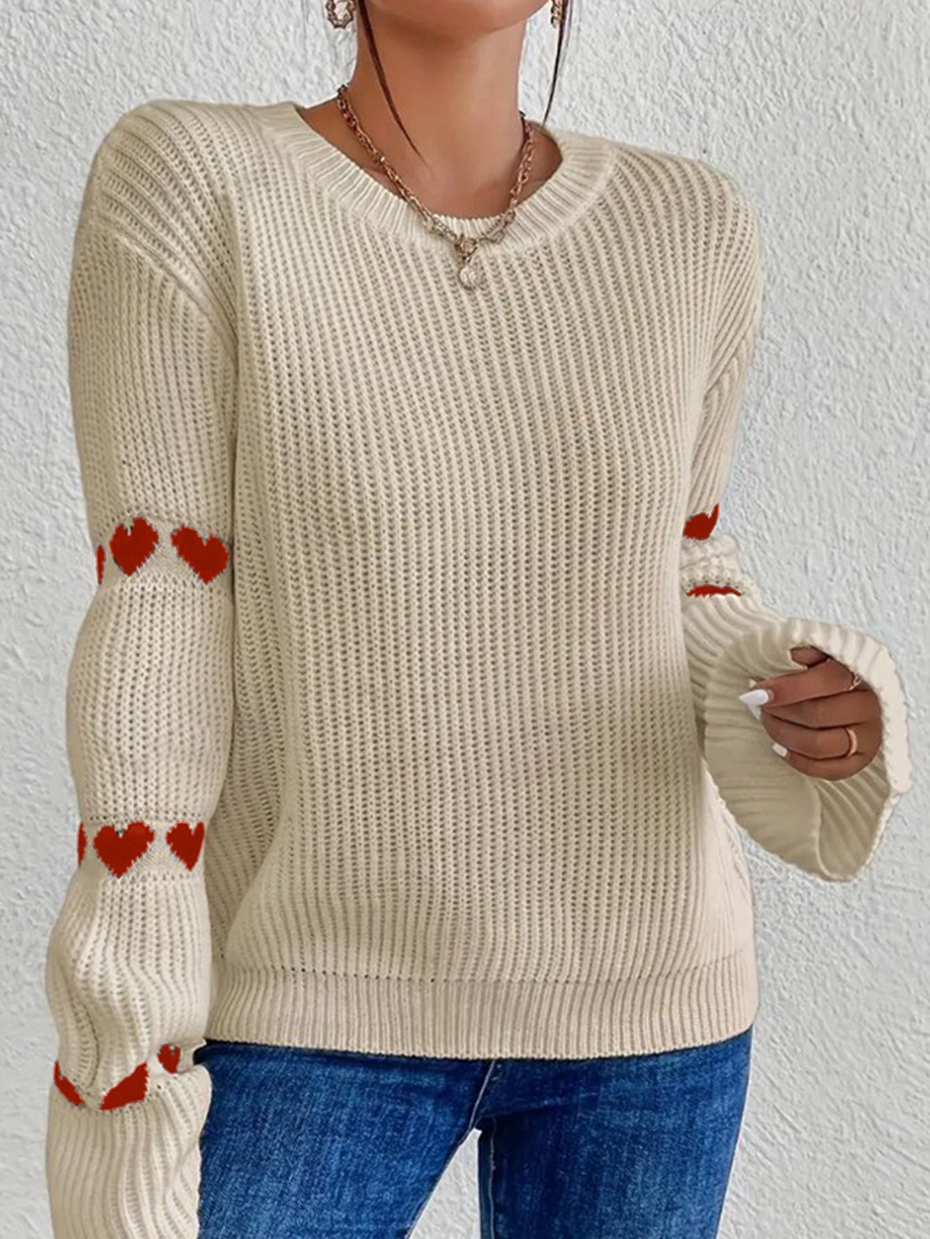 Alixia | Women's Relaxed Fit Crewneck Sweater