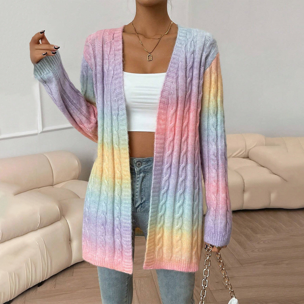 Alevtina | Women's Long Cardigan Sweater