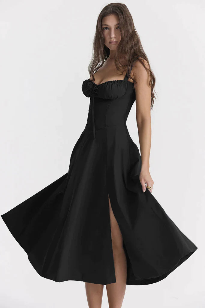 Marina | Spring Floral Print Party Dress