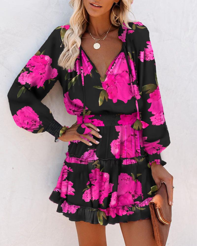 Maeve | Stunning Floral Mini Dress for Effortless Elegance