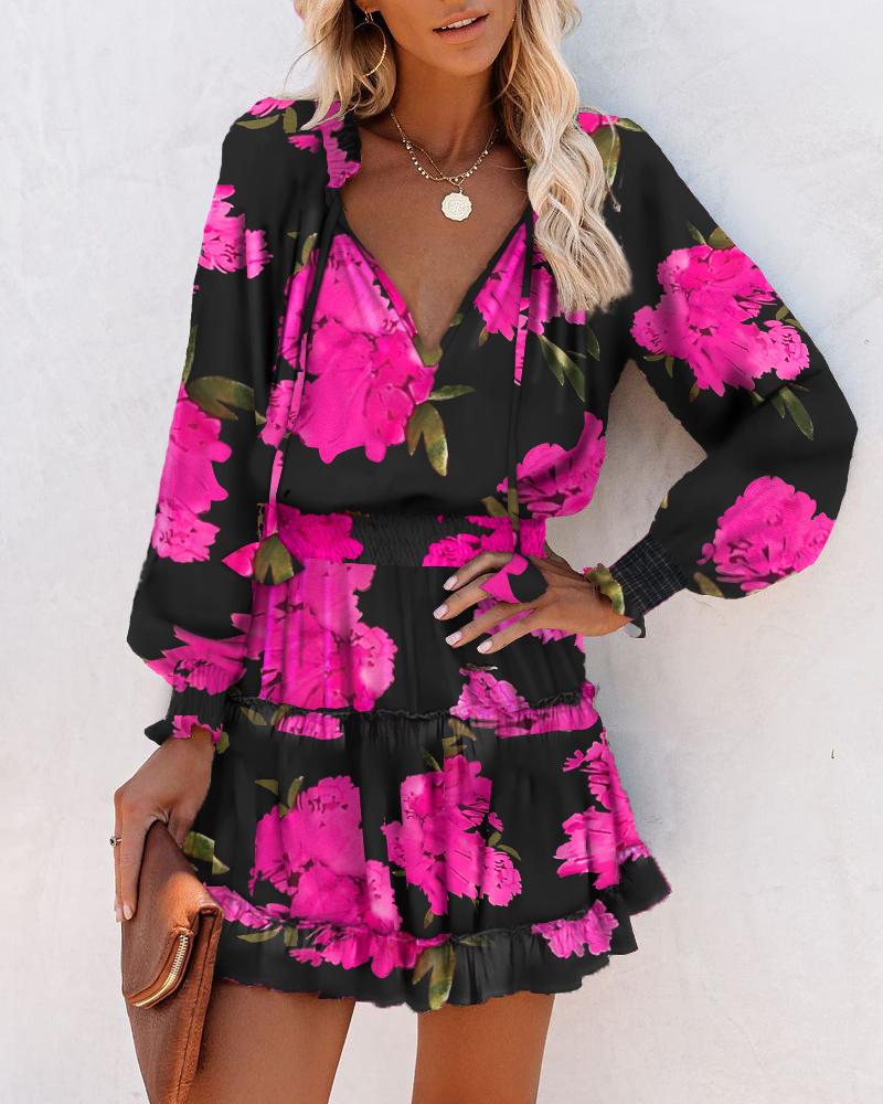 Maeve | Stunning Floral Mini Dress for Effortless Elegance