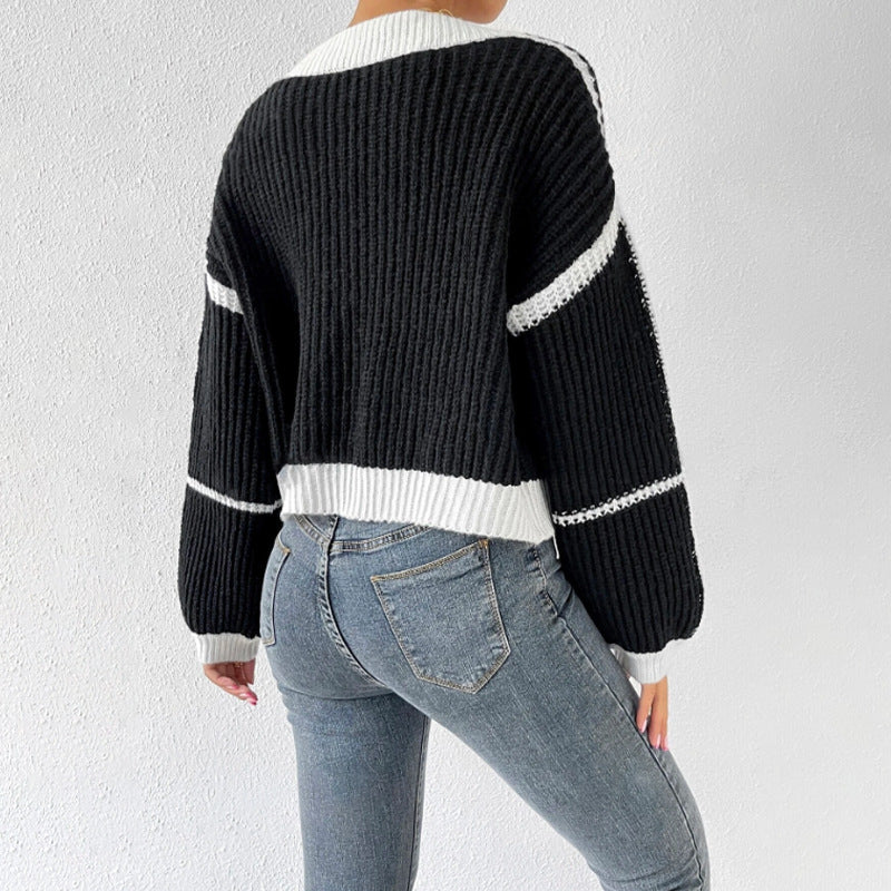Alarice | Women's Cropped Knit Cardigan