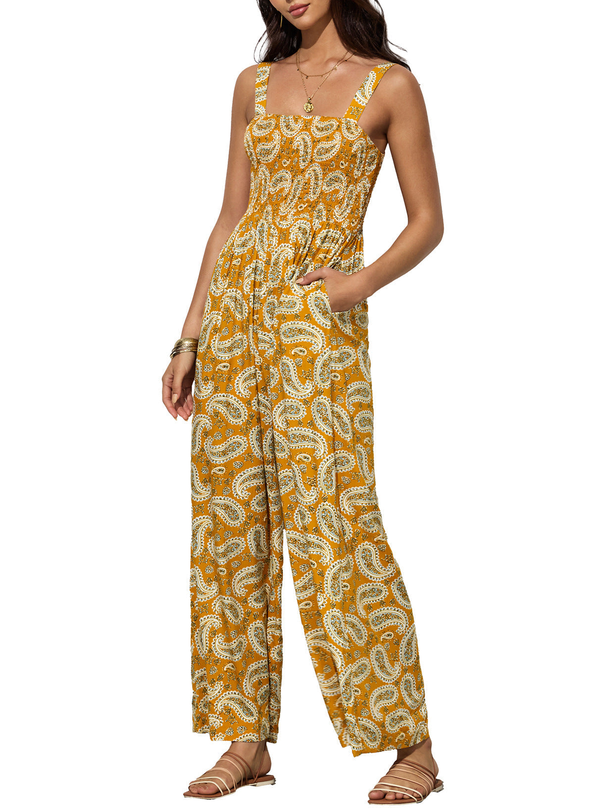 Jillian | Bright and Cheerful Spring Jumpsuit for Sunny Days