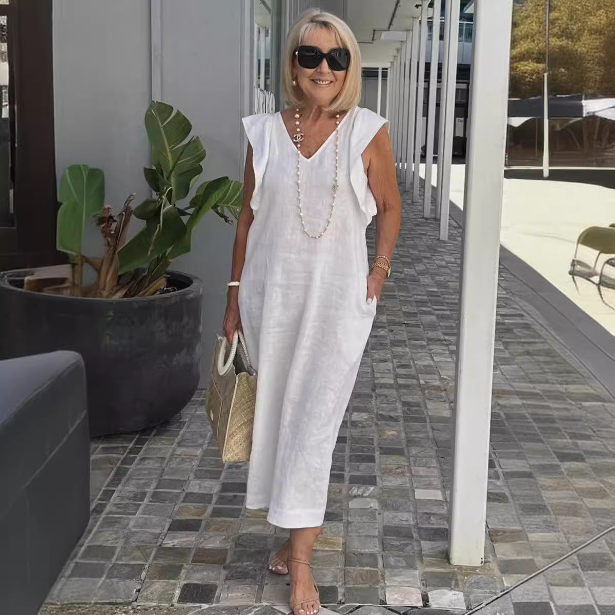 Mara | Chic Sleeveless Summer Dress for Effortless Style