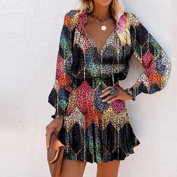 Maeve | Stunning Floral Mini Dress for Effortless Elegance