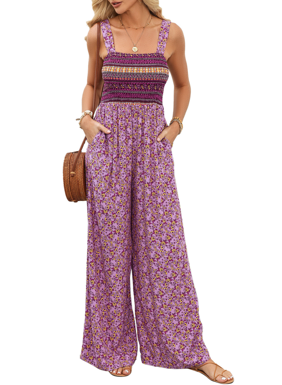 Jillian | Bright and Cheerful Spring Jumpsuit for Sunny Days