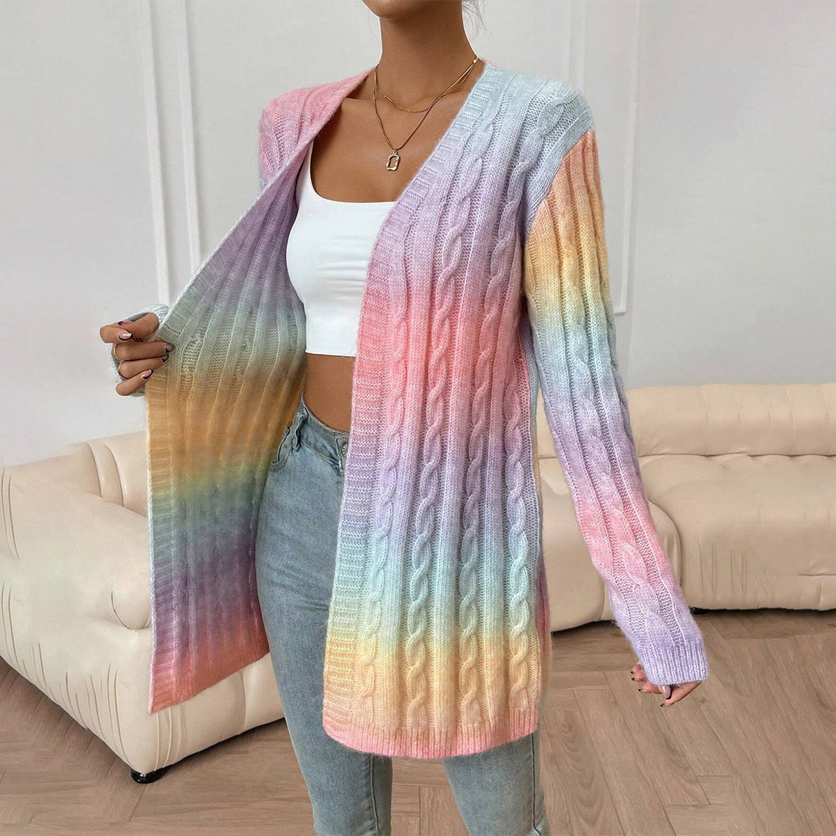 Alevtina | Women's Long Cardigan Sweater