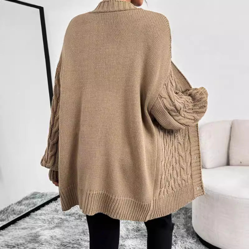 Alayah | Women's Oversized Cable Knit Cardigan