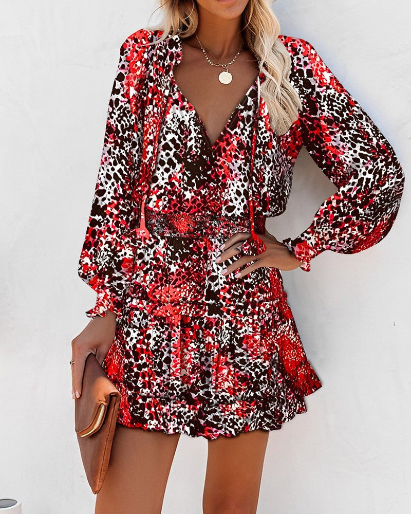 Maeve | Stunning Floral Mini Dress for Effortless Elegance
