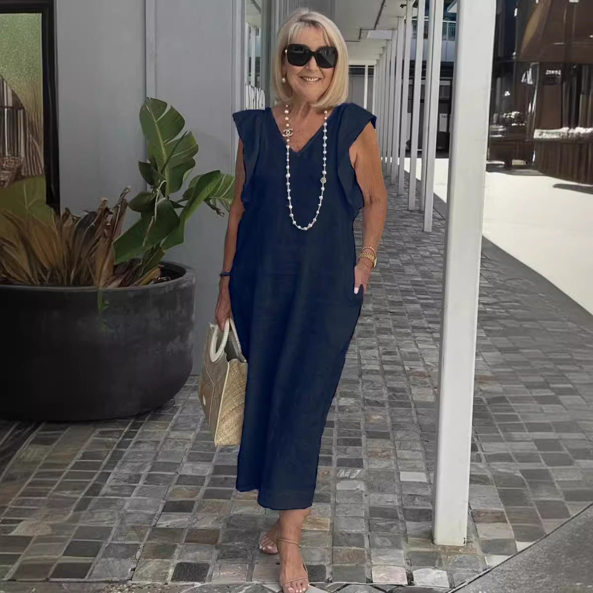 Mara | Chic Sleeveless Summer Dress for Effortless Style