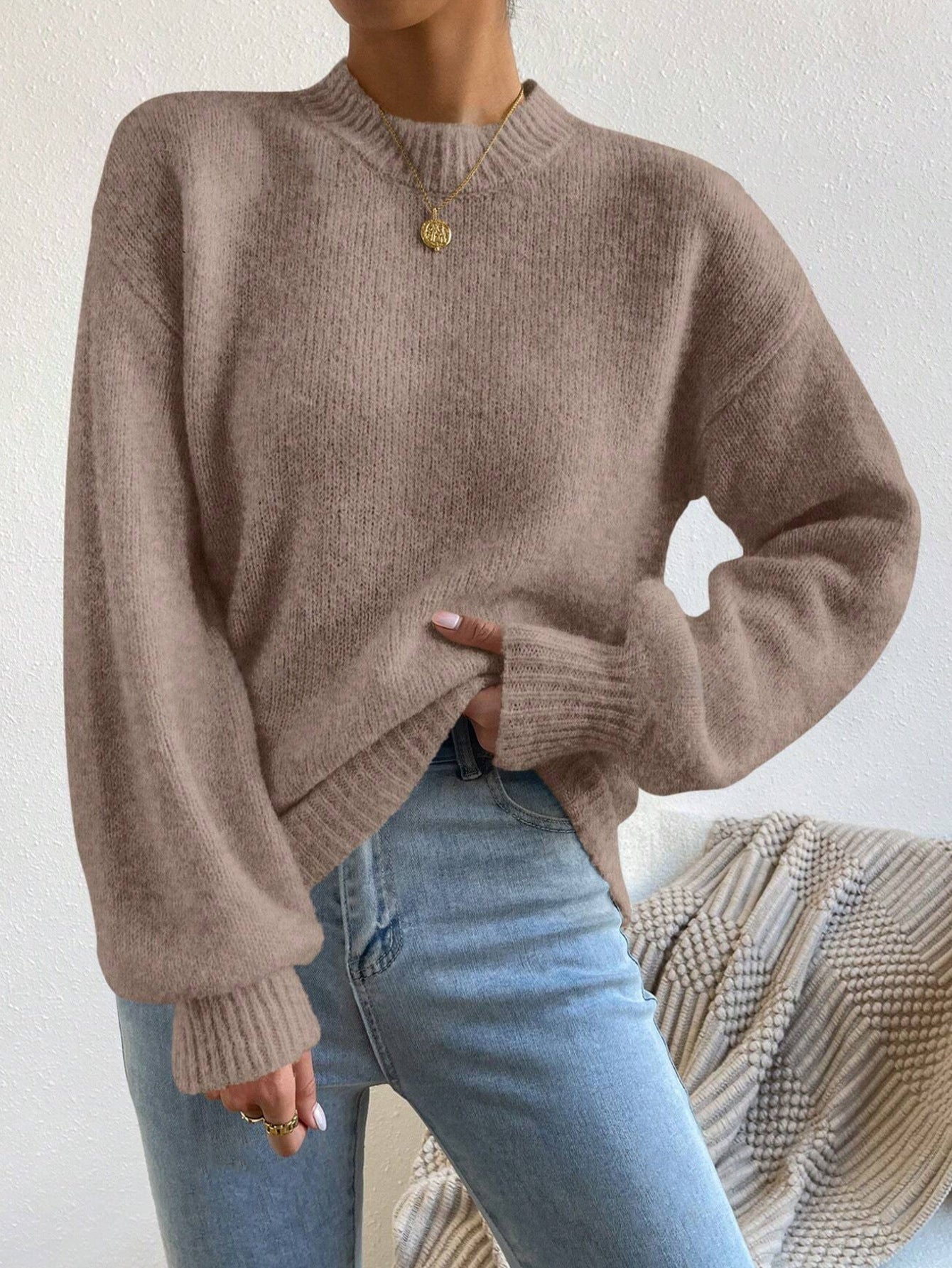 Alix | Women's Relaxed Fit Crewneck Sweater