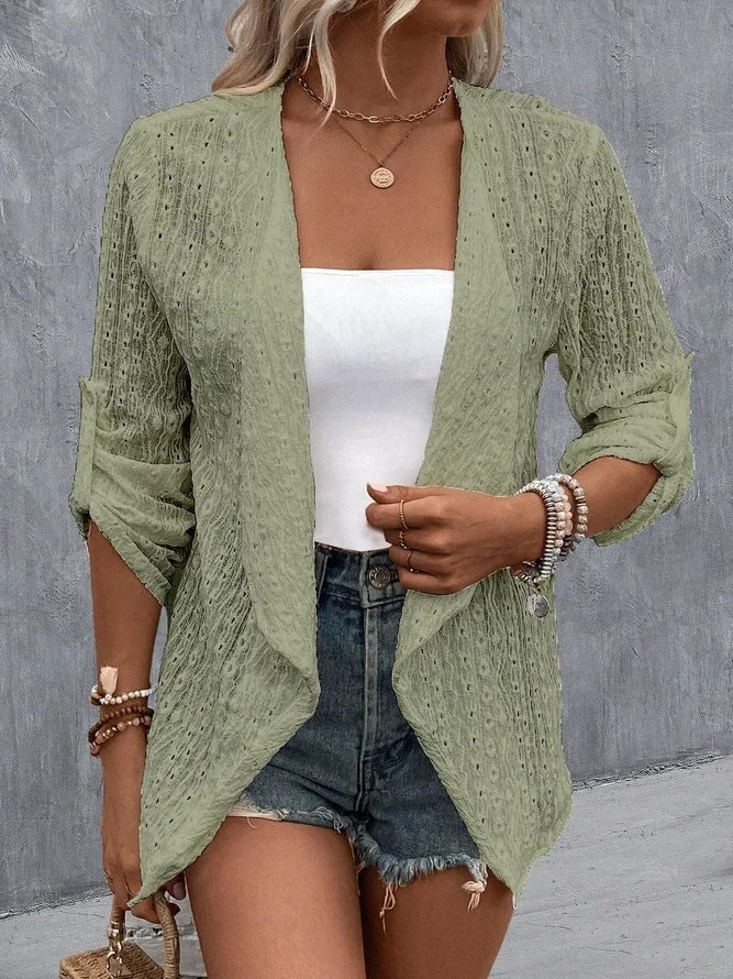 Alexi | Women's Open Front Draped Cardigan