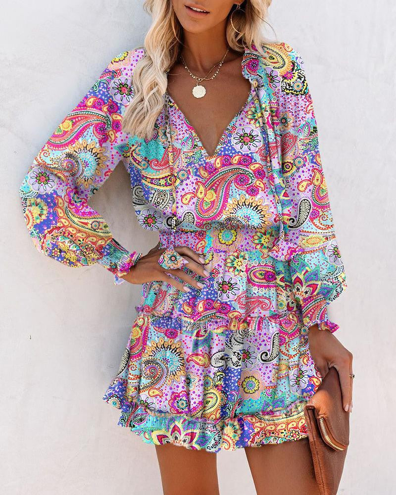 Maeve | Stunning Floral Mini Dress for Effortless Elegance