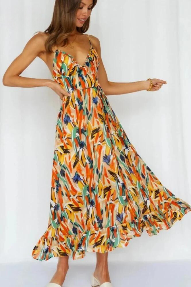 Kerrie | Women’s Vibrant Lightweight Flowy Dress for Summer Days