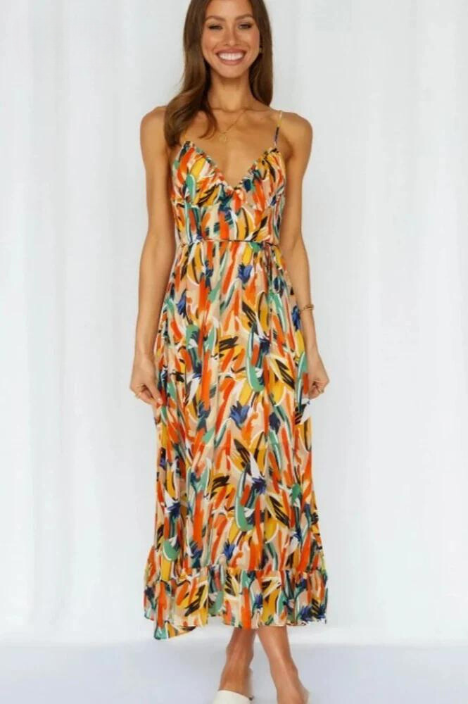 Kerrie | Women’s Vibrant Lightweight Flowy Dress for Summer Days