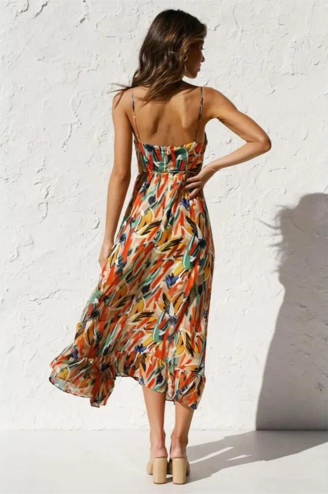 Kerrie | Women’s Vibrant Lightweight Flowy Dress for Summer Days