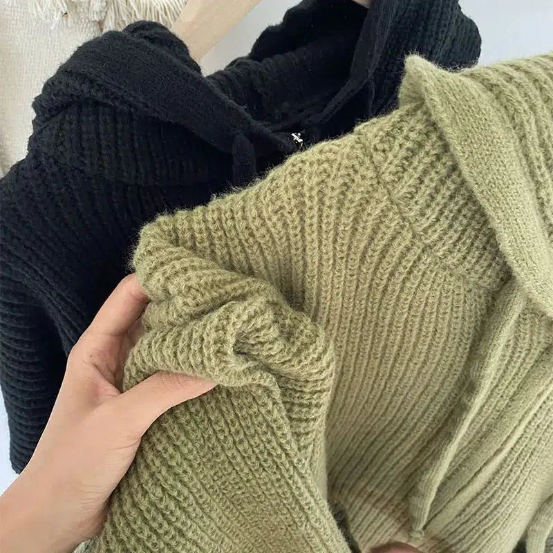 Alwena | Women's Zip-Up Knit Cardigan