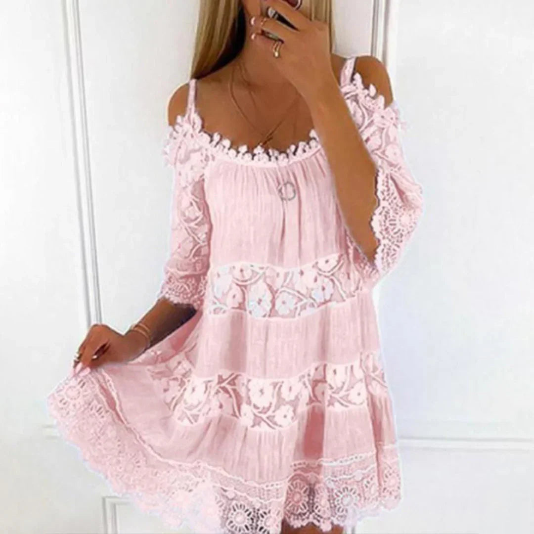 Jamie | Stylish Cold-Shoulder Summer Dress for Women