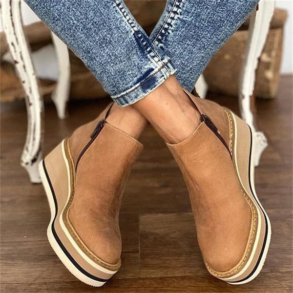 Aleena | Women's Elegant Wedge Boots
