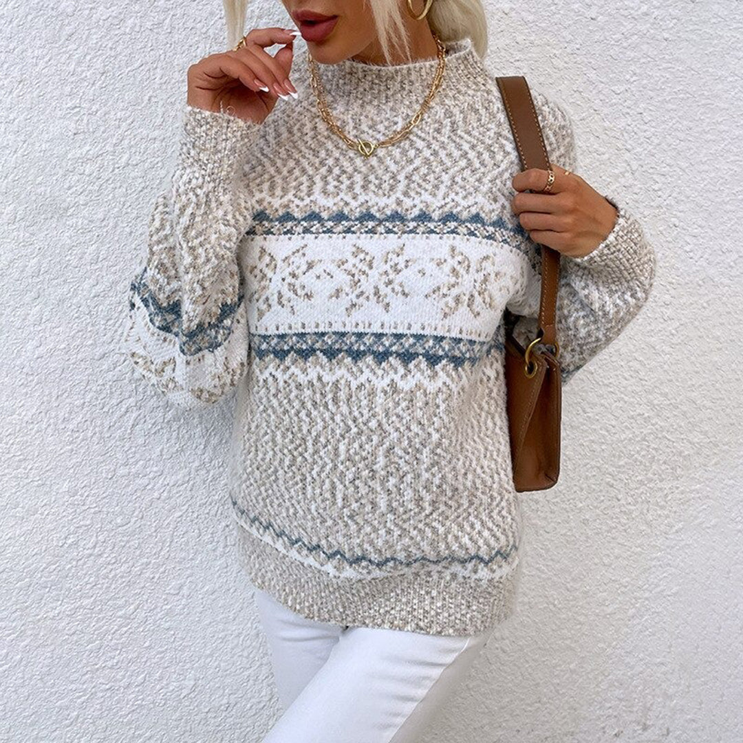 Veronique | Women's Fair Isle Pullover Sweater