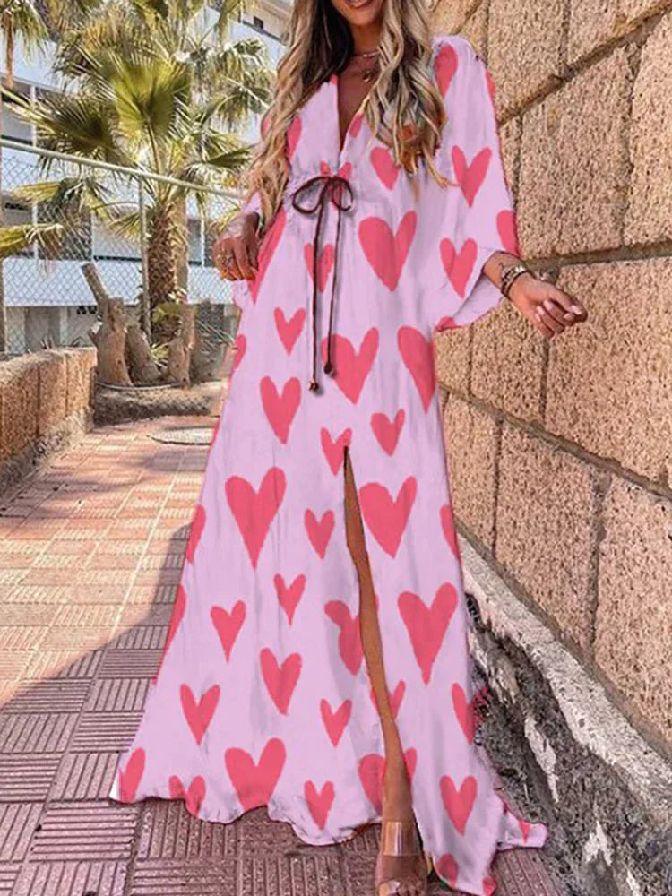 Merle | Vibrant Maxi Dress with Eye-Catching Graphic Print