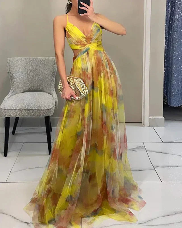 Poppy | Floral Maxi Dress for Effortless Elegance