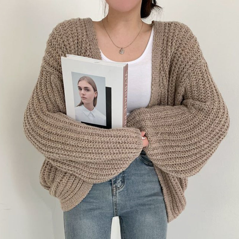 Alveria | Women's Oversized Open Front Cardigan