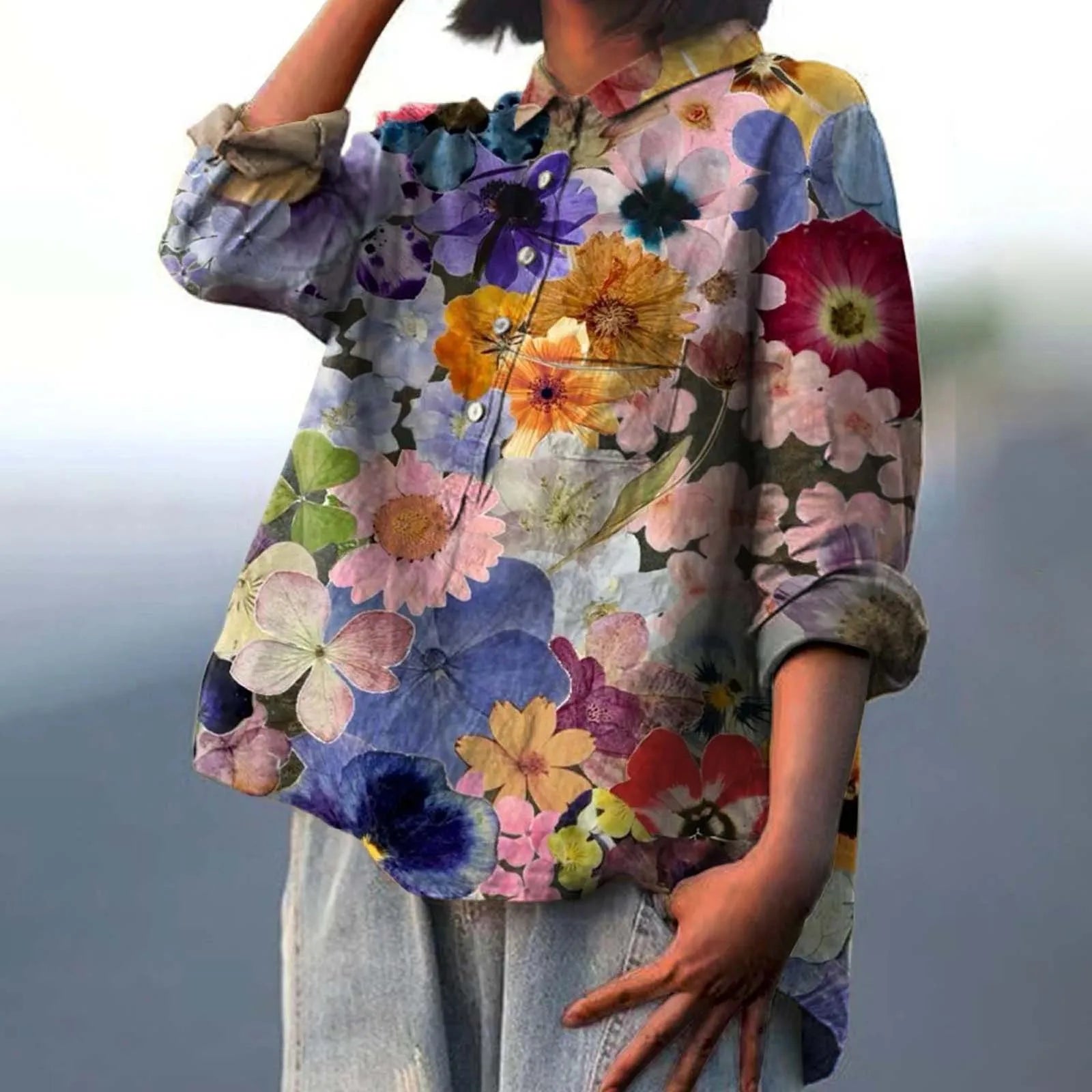 Ciara | Oversized Shirt with Versatile Style for Women