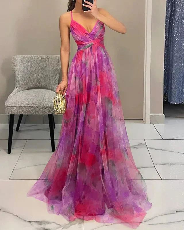 Poppy | Floral Maxi Dress for Effortless Elegance