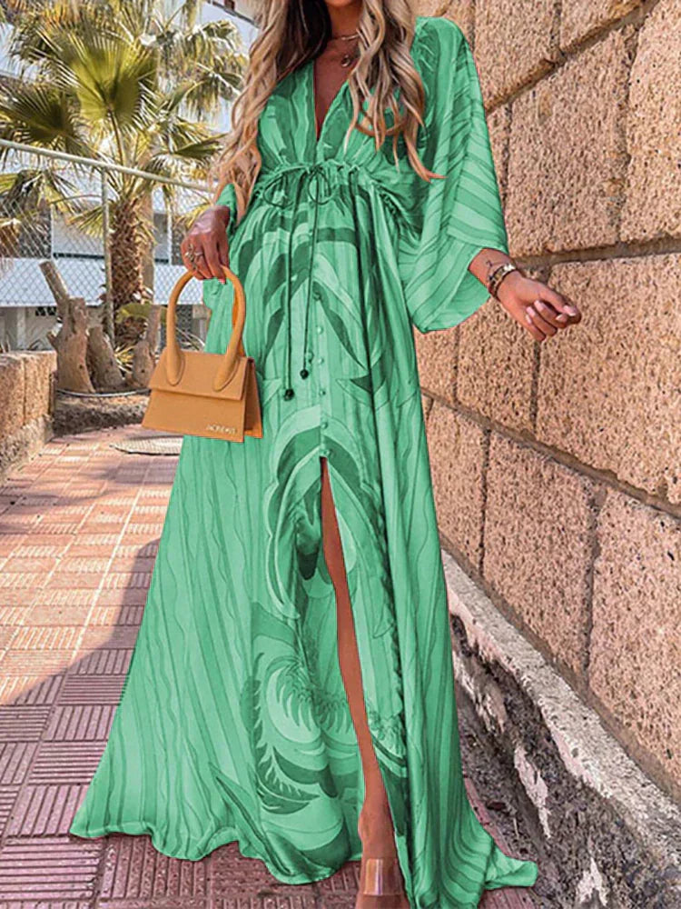 Merle | Vibrant Maxi Dress with Eye-Catching Graphic Print