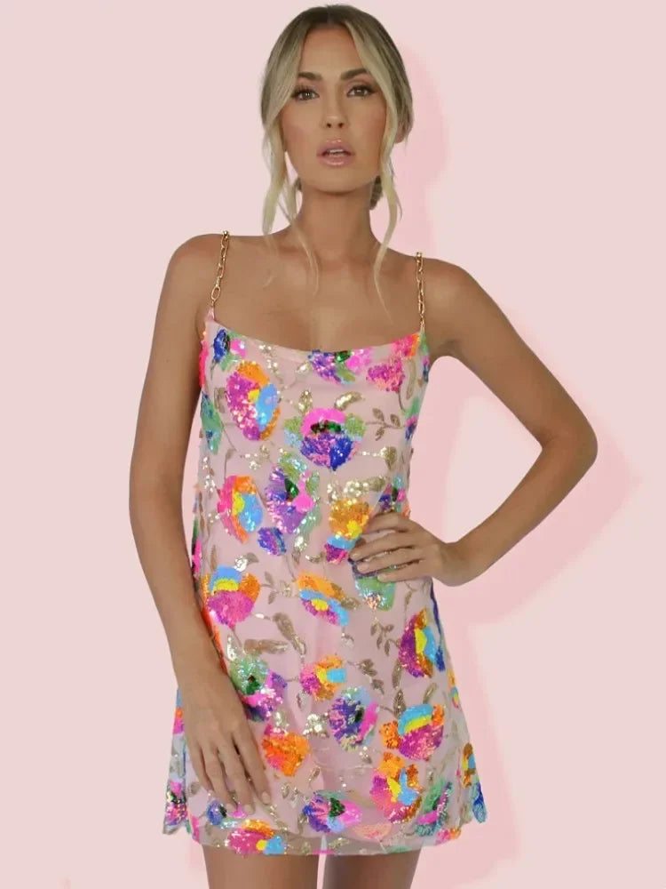 Luciana | Elegant Floral Dress for Summer Dreams