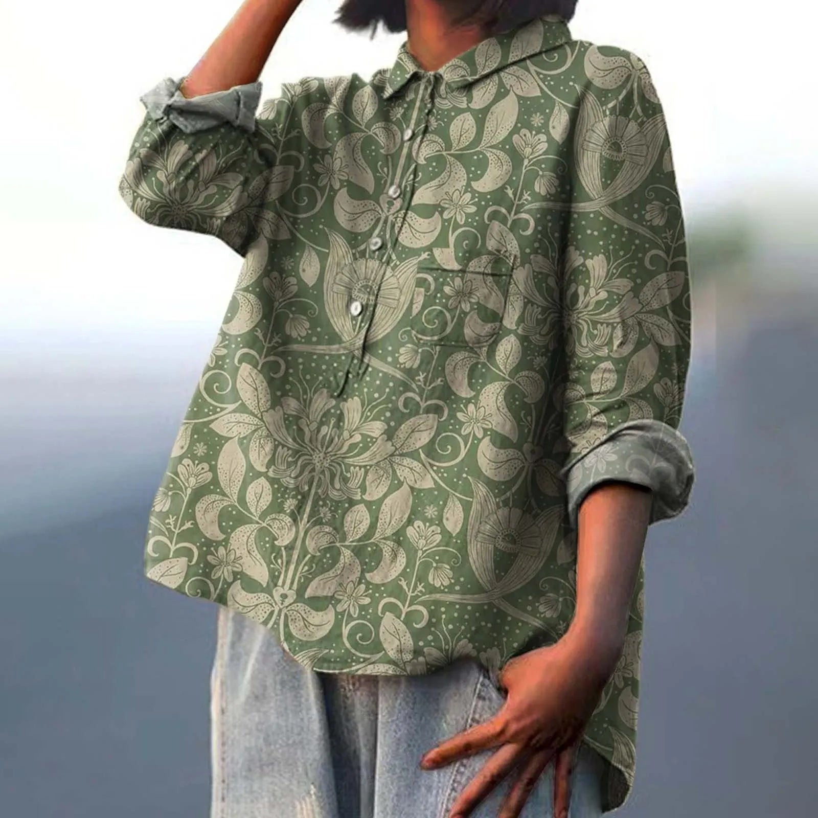 Ciara | Oversized Shirt with Versatile Style for Women