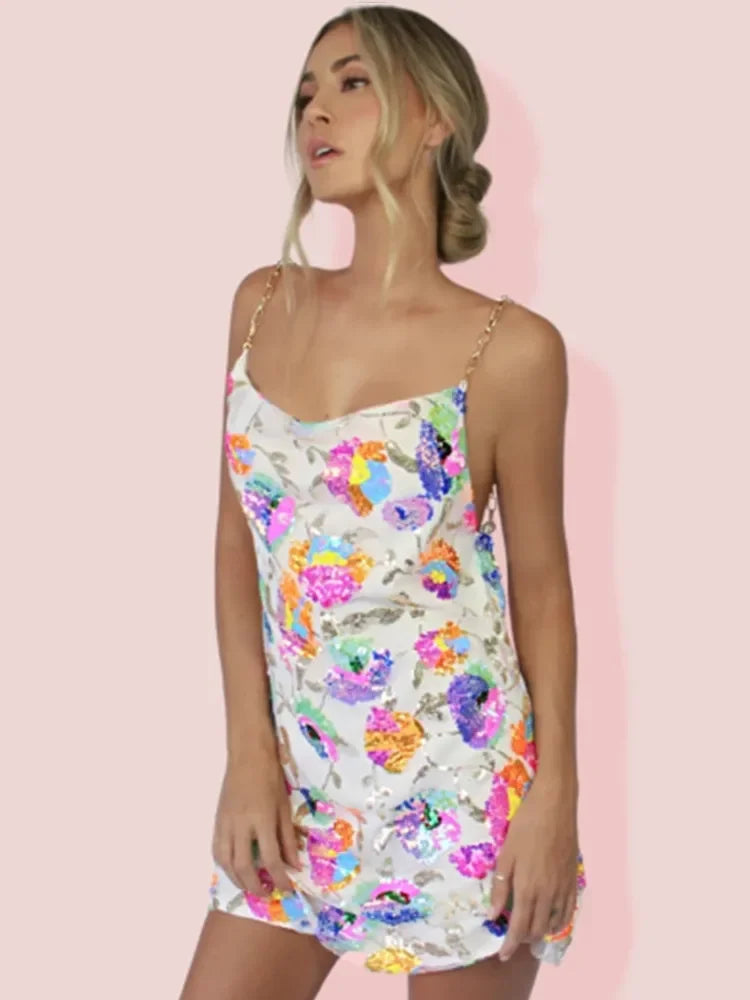 Luciana | Elegant Floral Dress for Summer Dreams
