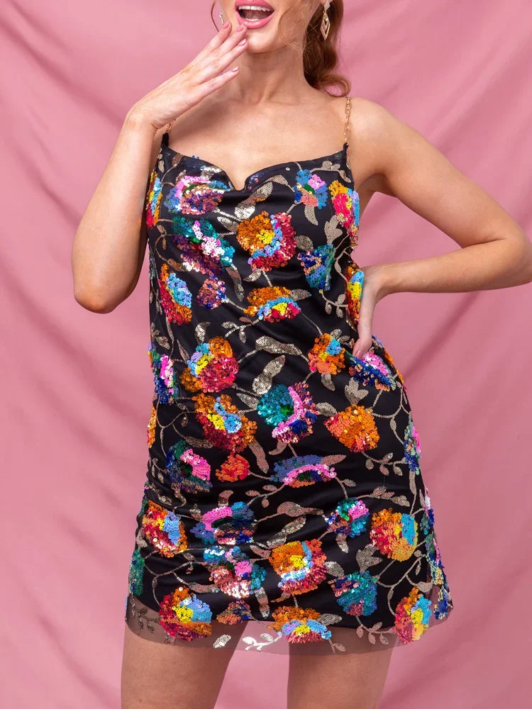 Luciana | Elegant Floral Dress for Summer Dreams