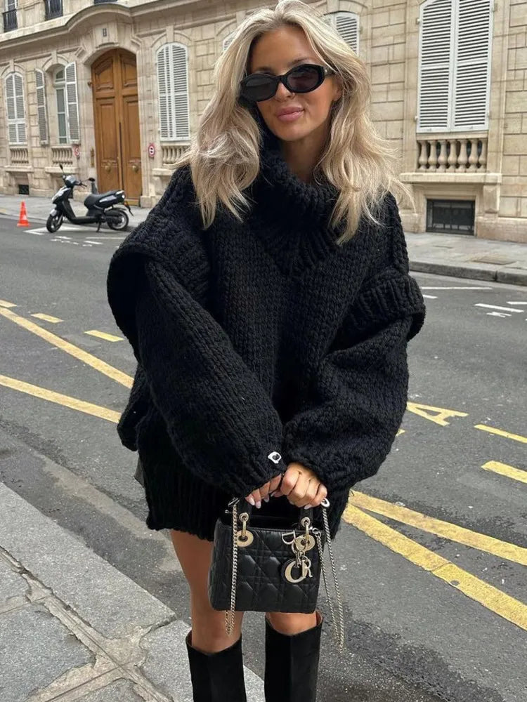 Leanne | Women's Oversized Knit Sweater Dress